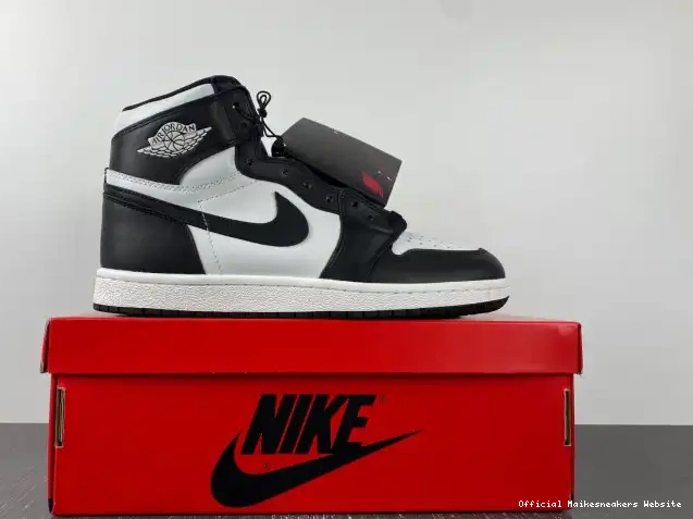 Official Maikesneakers High 85 White BQ4422-001 Jordan 1 Retro Black (2023) 0515
